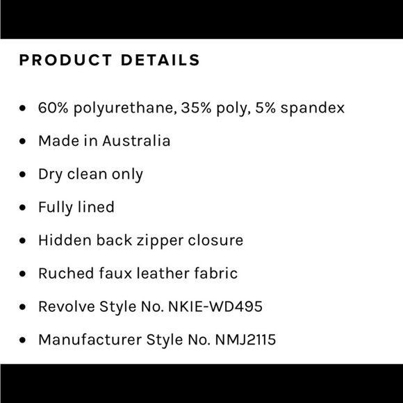 Nookie Rhea Dress NWT - Picture 4 of 5